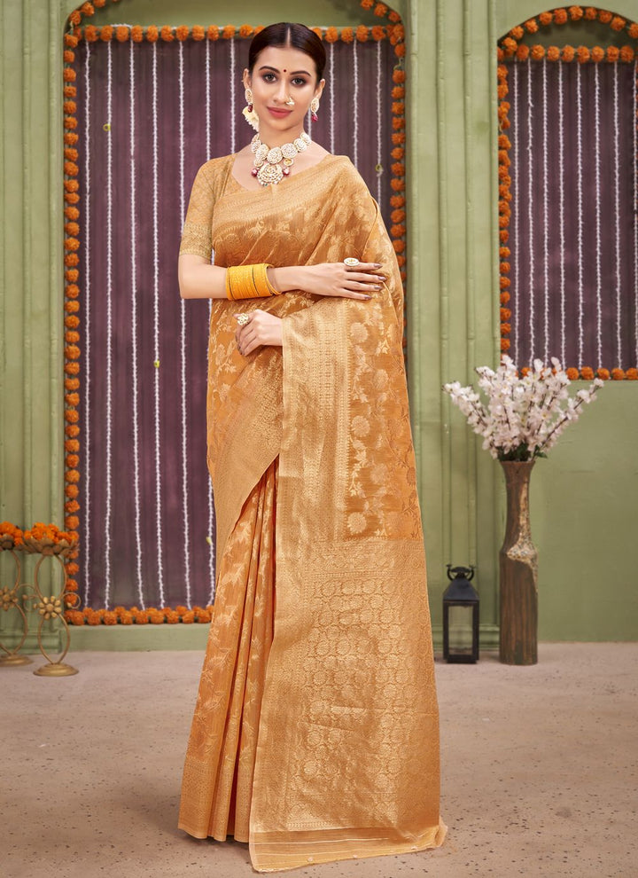 Sophisticated Linen Saree with | Crafted for Timeless Elegance