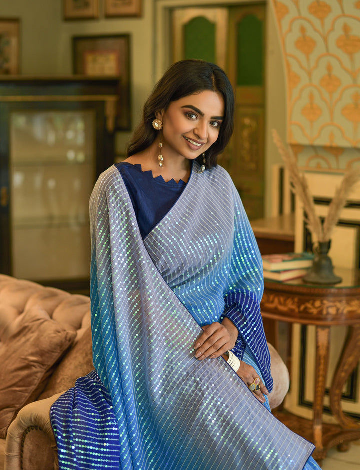 Luxurious Georgette Saree with | Perfect for Special Celebrations