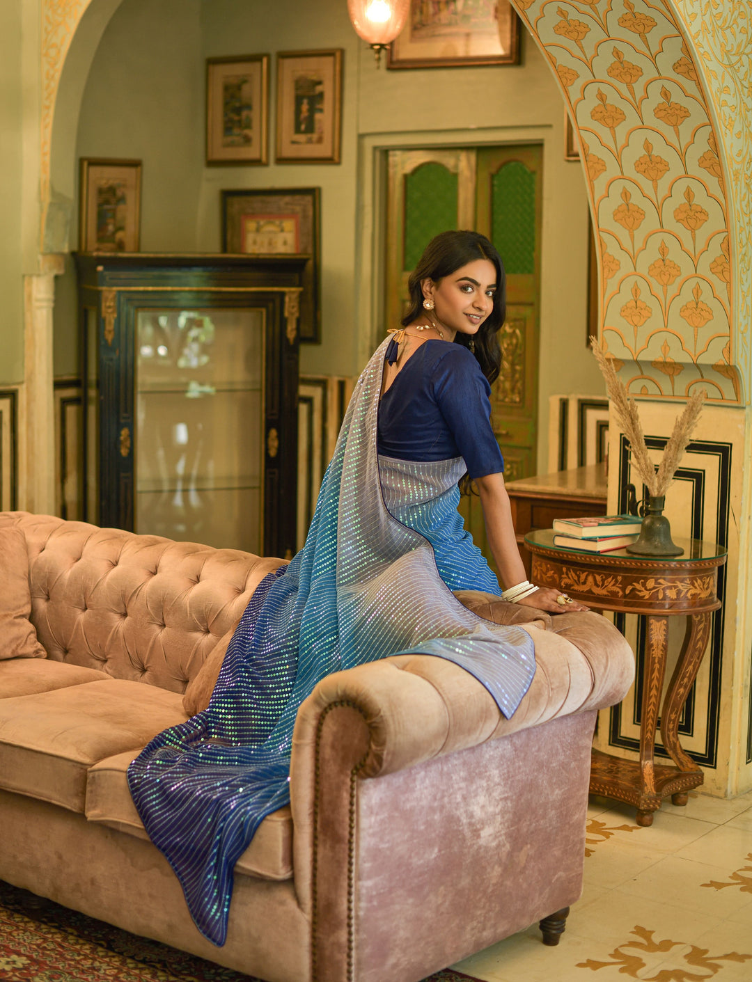 Luxurious Georgette Saree with | Perfect for Special Celebrations