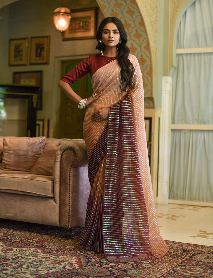 Luxurious Georgette Saree with | Perfect for Special Celebrations