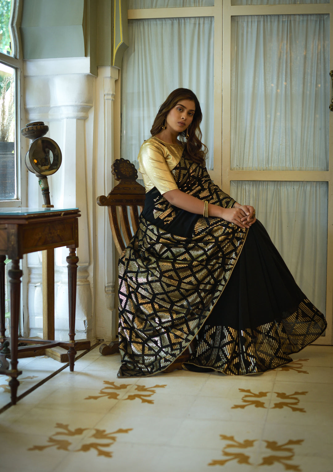 Gorgeous Georgette Saree with | An Exclusive Designer Masterpiece