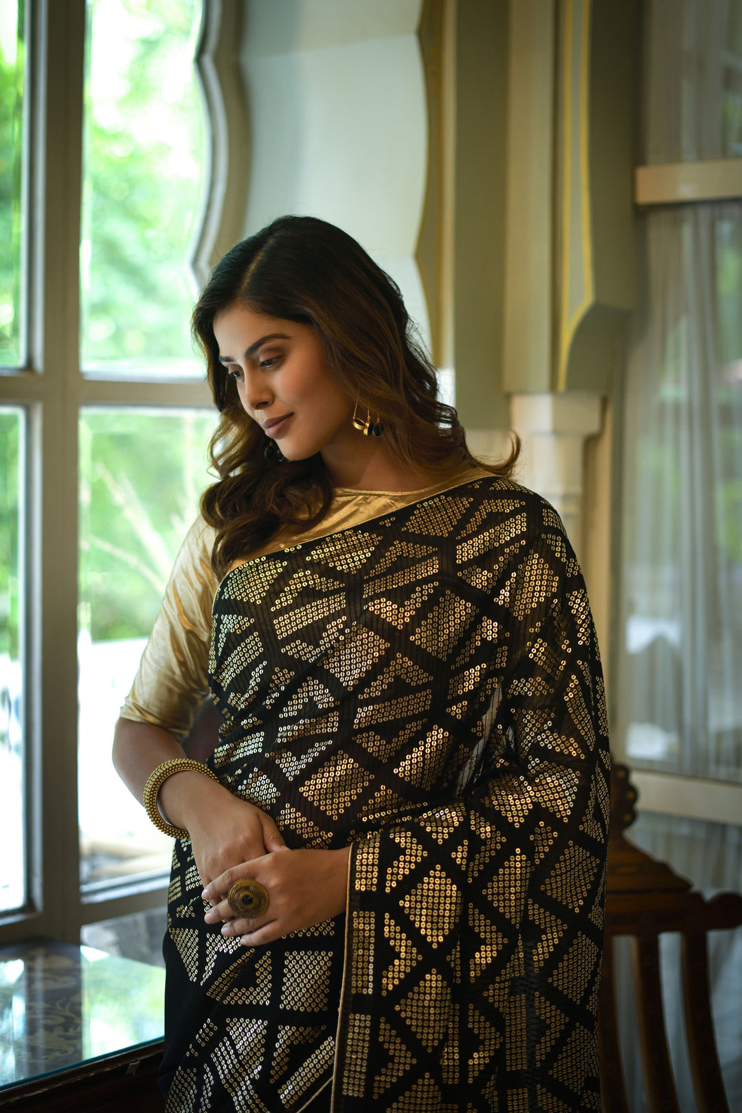 Gorgeous Georgette Saree with | An Exclusive Designer Masterpiece