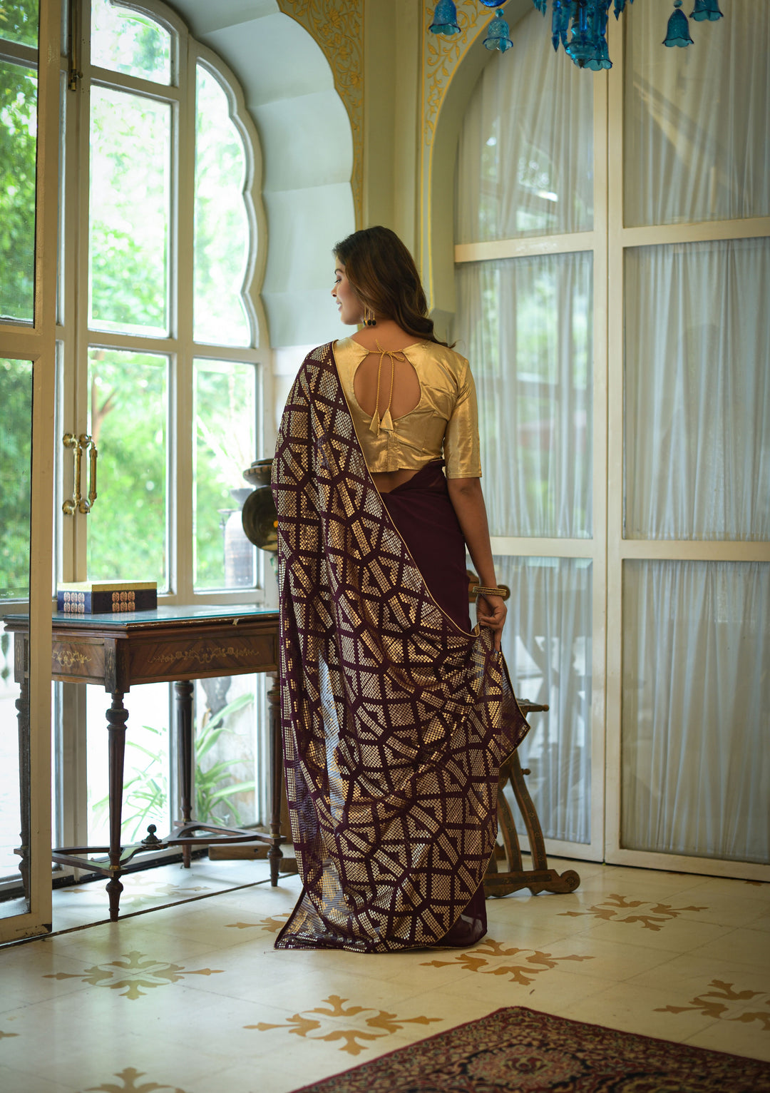 Gorgeous Georgette Saree with | An Exclusive Designer Masterpiece