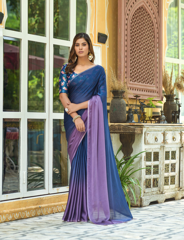 Beautiful Chiffon Saree with | An Exclusive Designer Masterpiece