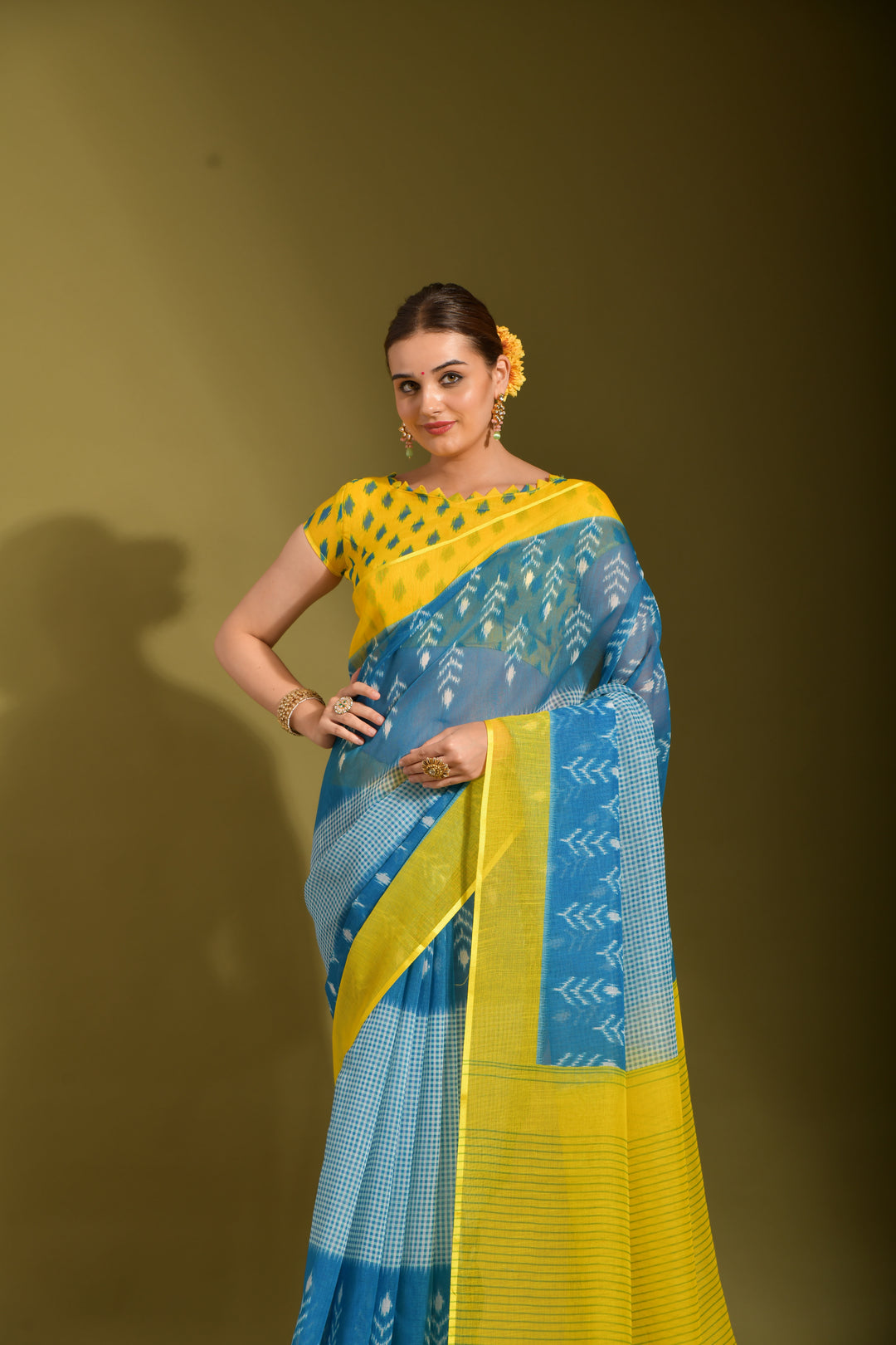 Linen Digital Printed Saree | Wedding & Festive Occasions | Traditional Elegance