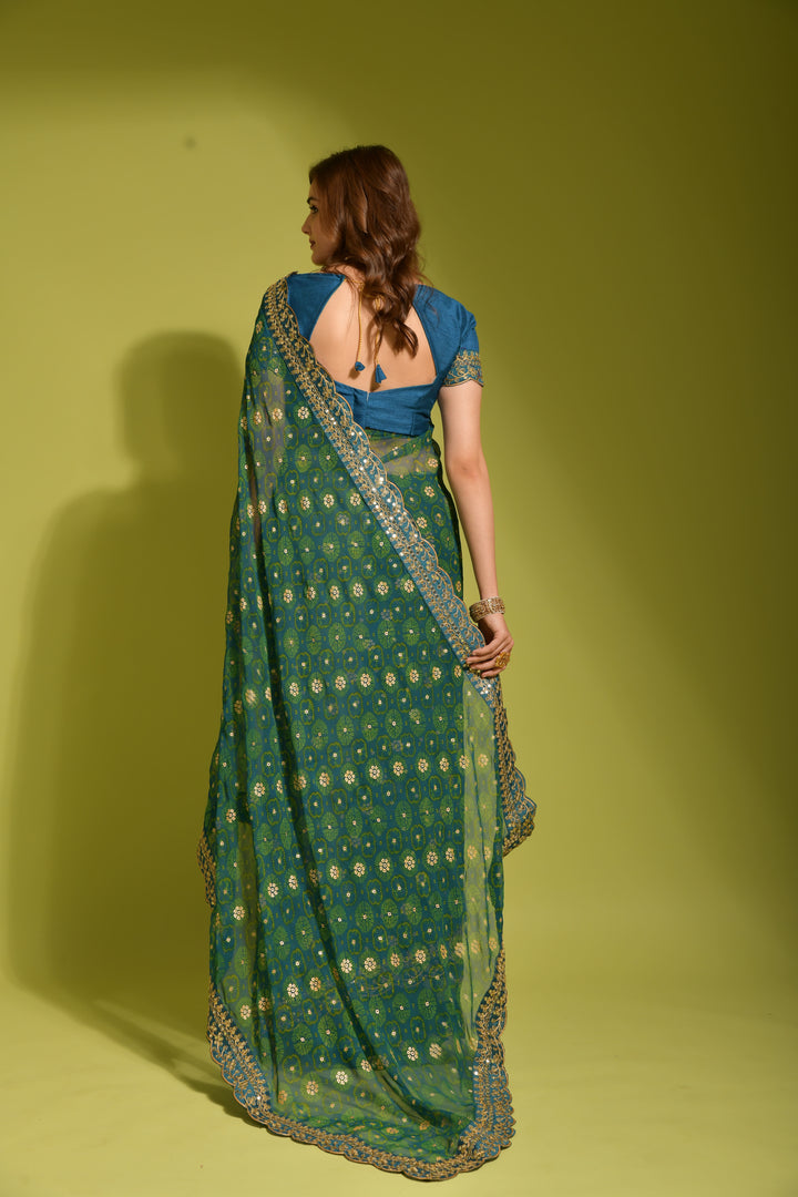 Beautiful Georgette Saree with | Perfect for Special Celebrations