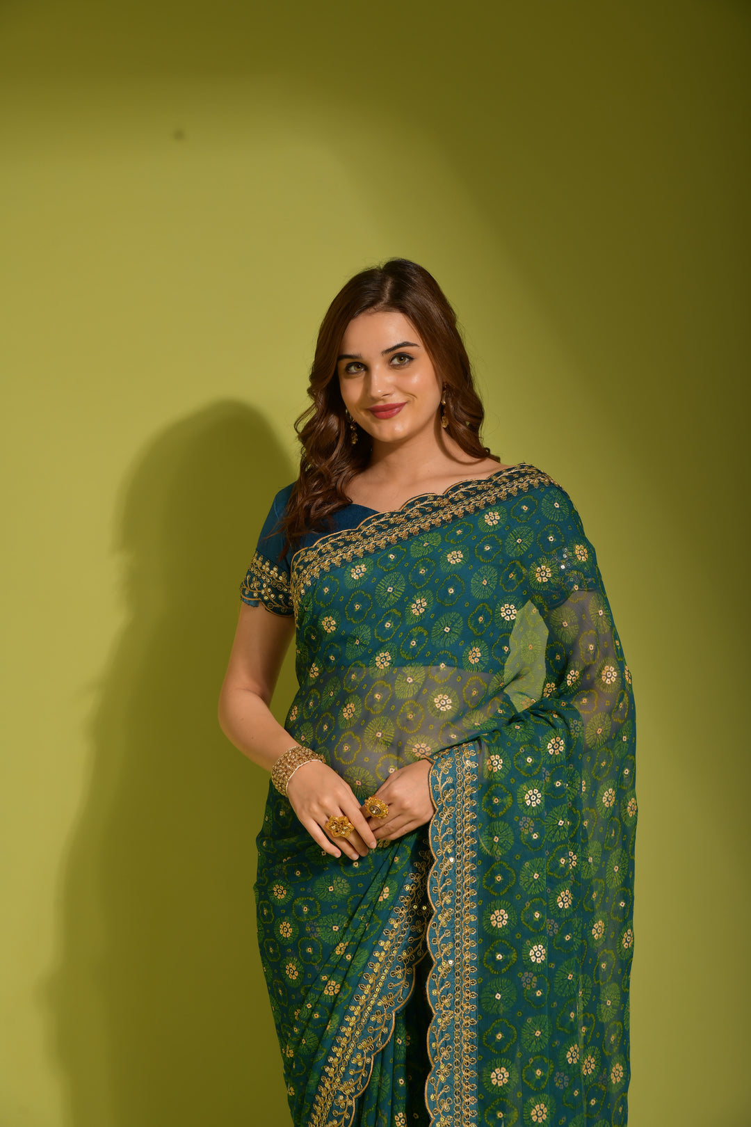 Beautiful Georgette Saree with | Perfect for Special Celebrations