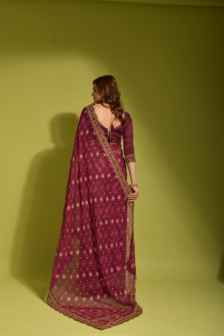 Beautiful Georgette Saree with | Perfect for Special Celebrations