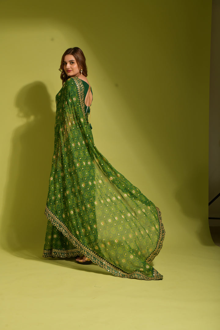 Beautiful Georgette Saree with | Perfect for Special Celebrations