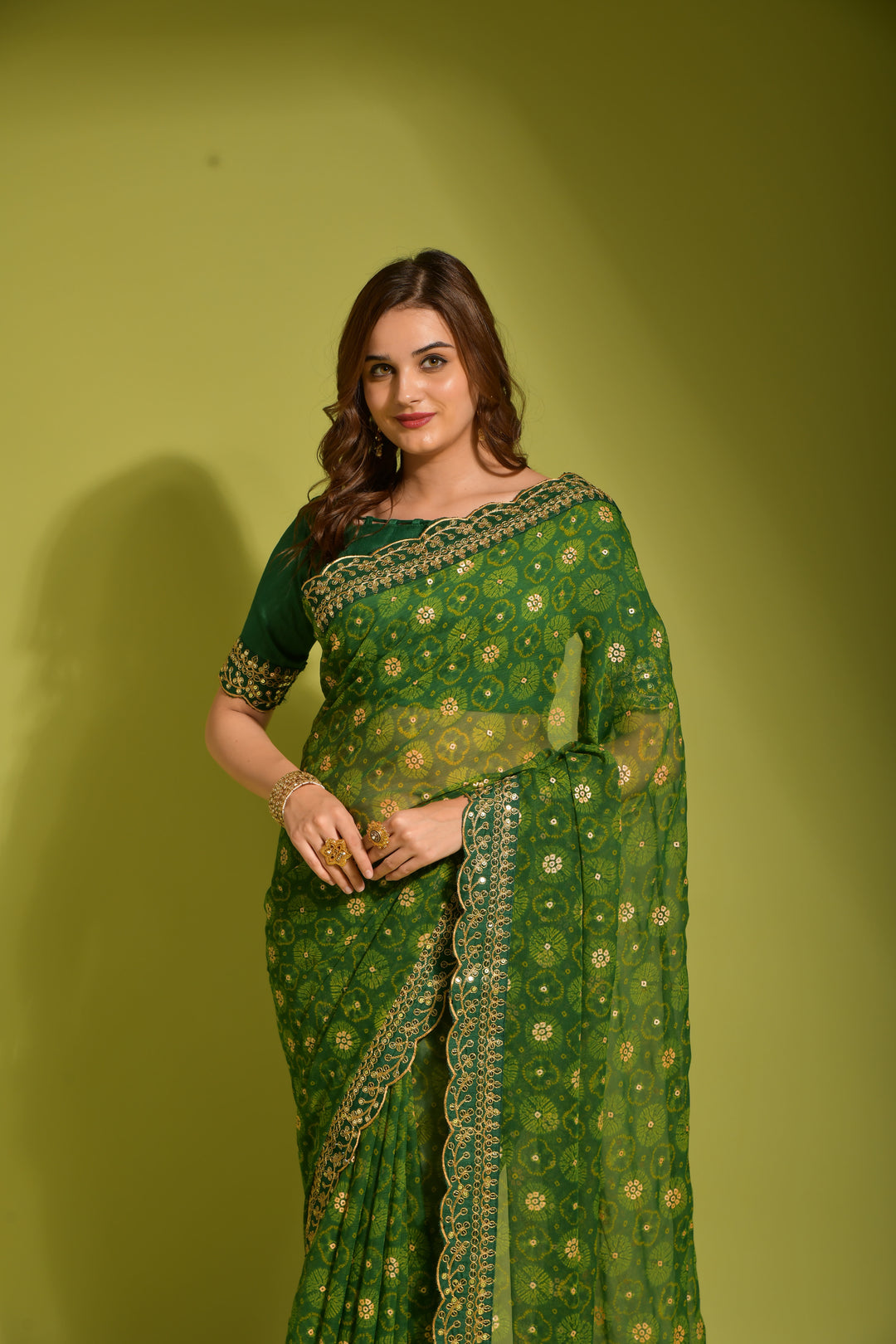 Beautiful Georgette Saree with | Perfect for Special Celebrations