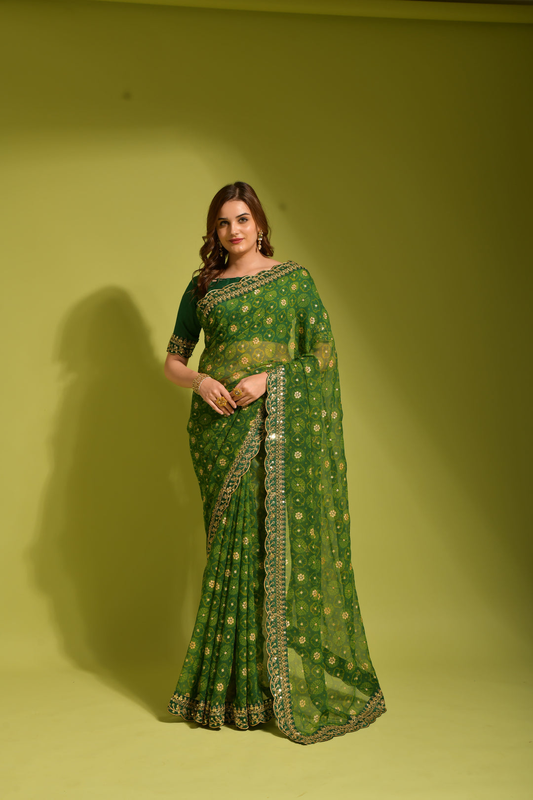 Beautiful Georgette Saree with | Perfect for Special Celebrations