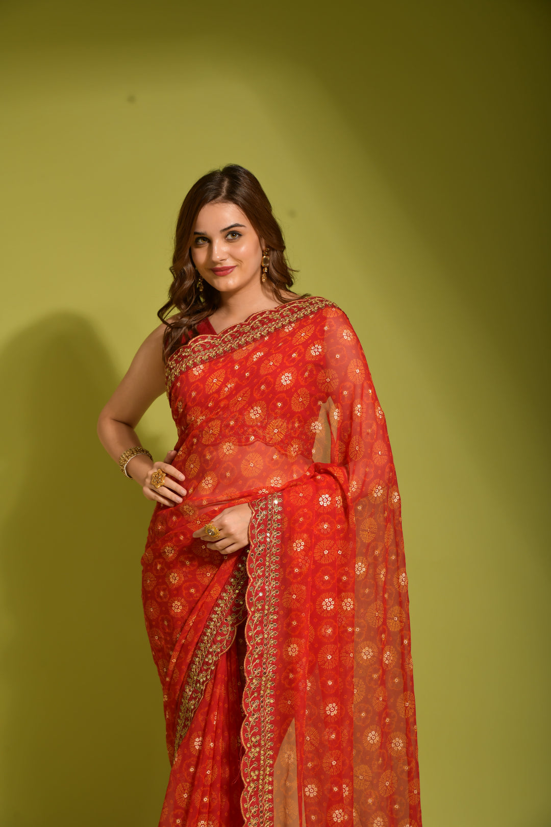 Beautiful Georgette Saree with | Perfect for Special Celebrations