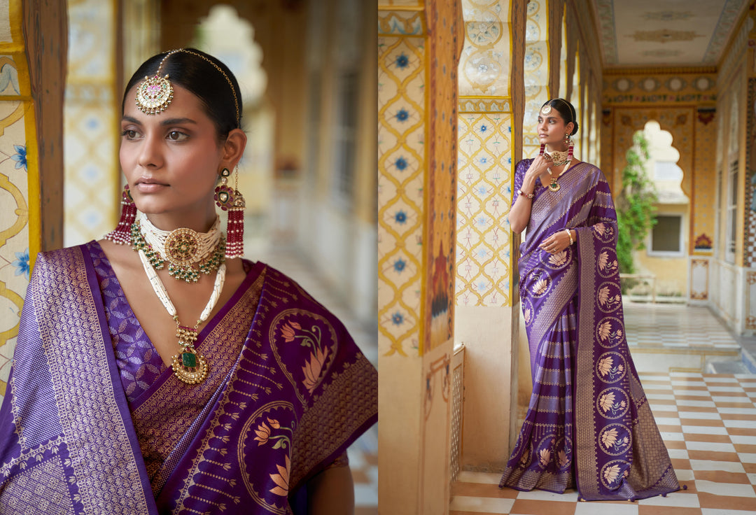 Charming Smooth Silk Saree with | A Graceful Addition to Your Wardrobe