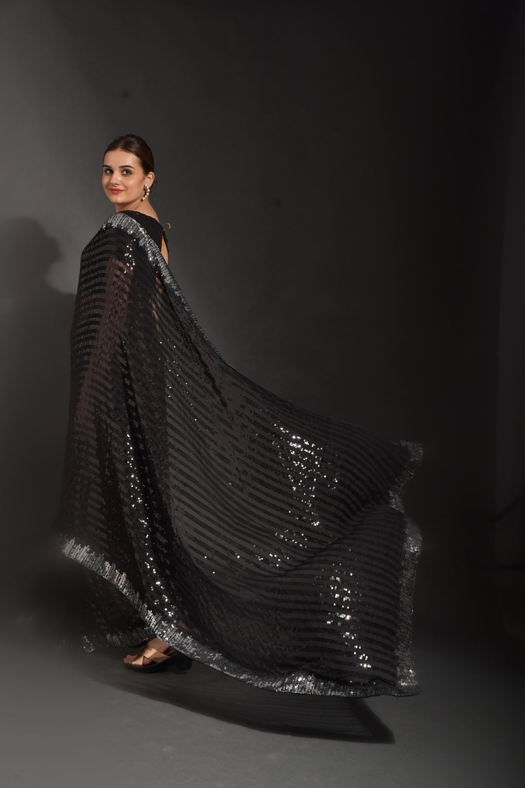 Luxurious Georgette Saree with | Crafted for Timeless Elegance