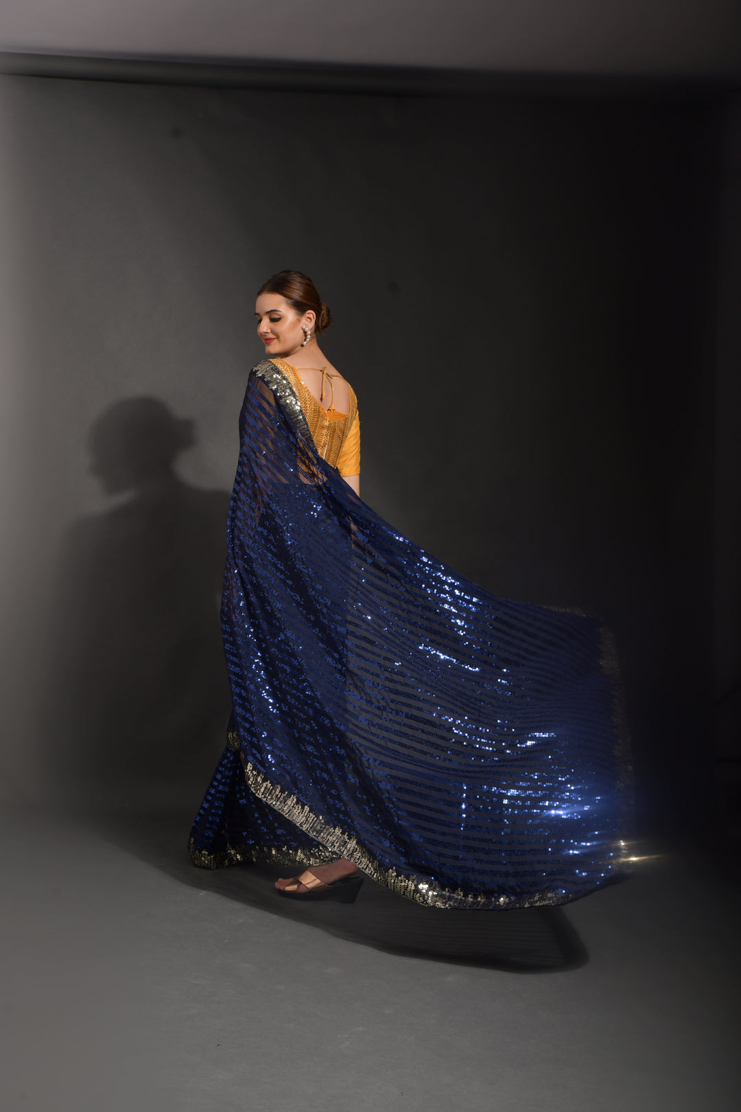 Luxurious Georgette Saree with | Crafted for Timeless Elegance