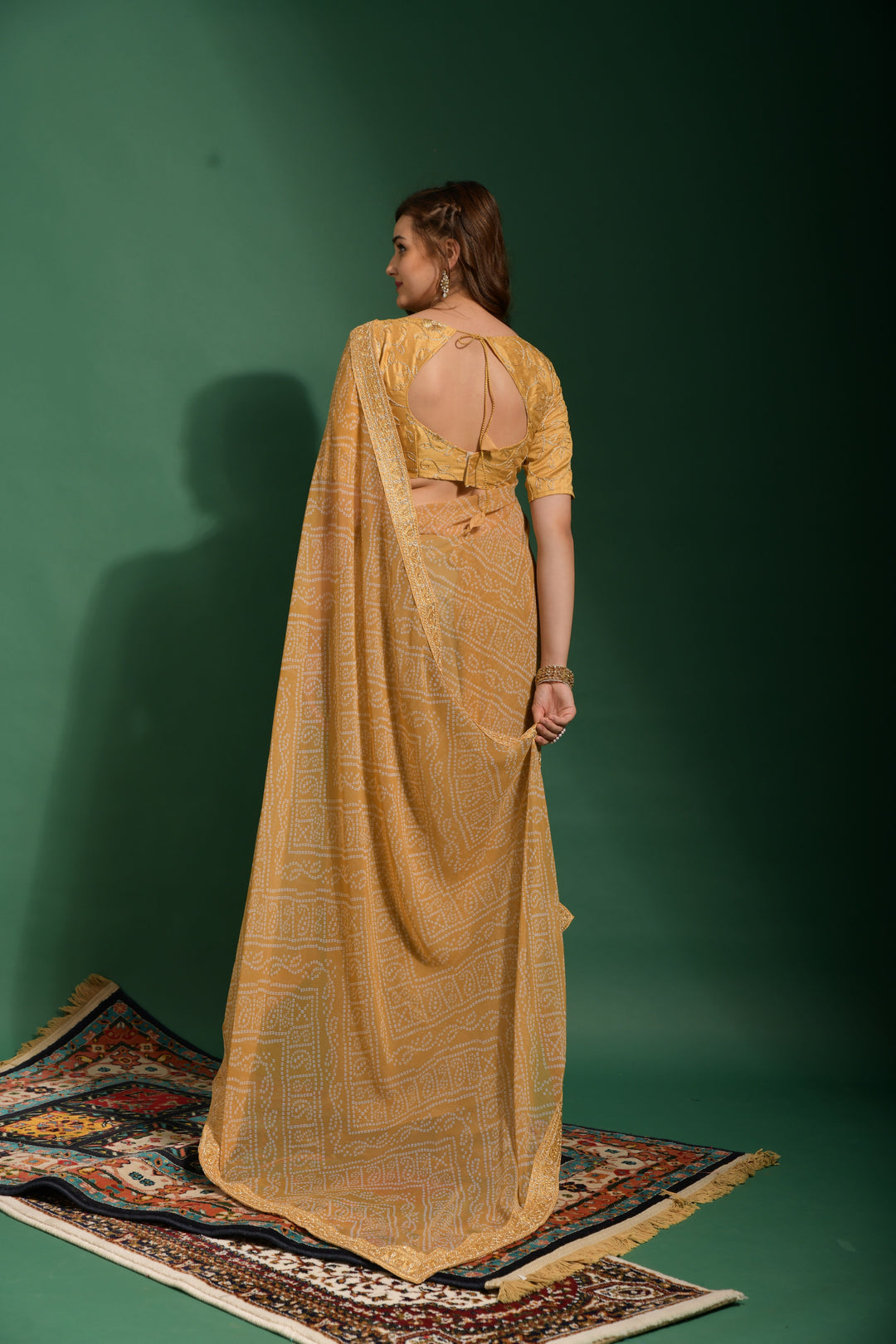 Breathtaking Chiffon Saree with | An Exclusive Designer Masterpiece