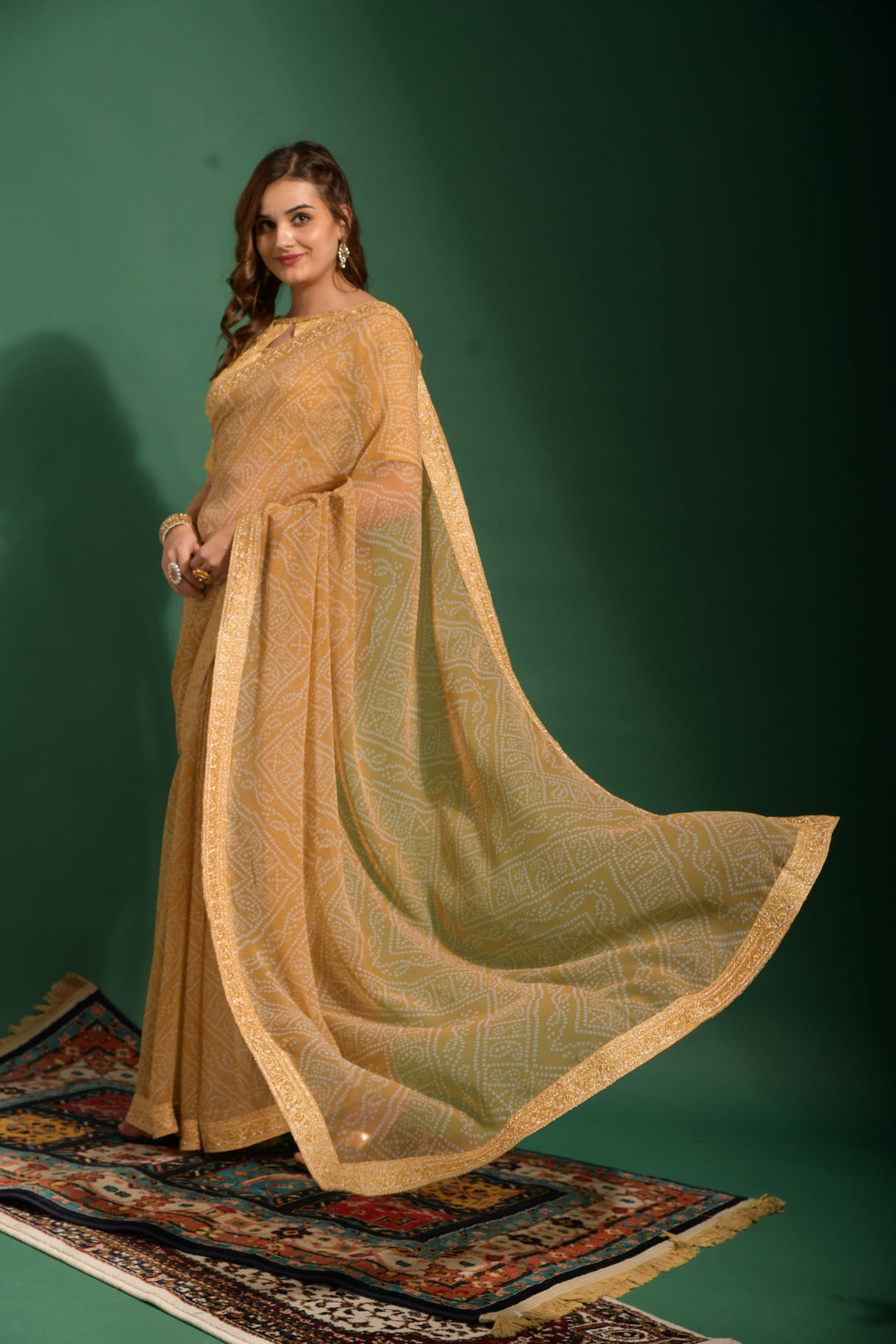 Breathtaking Chiffon Saree with | An Exclusive Designer Masterpiece