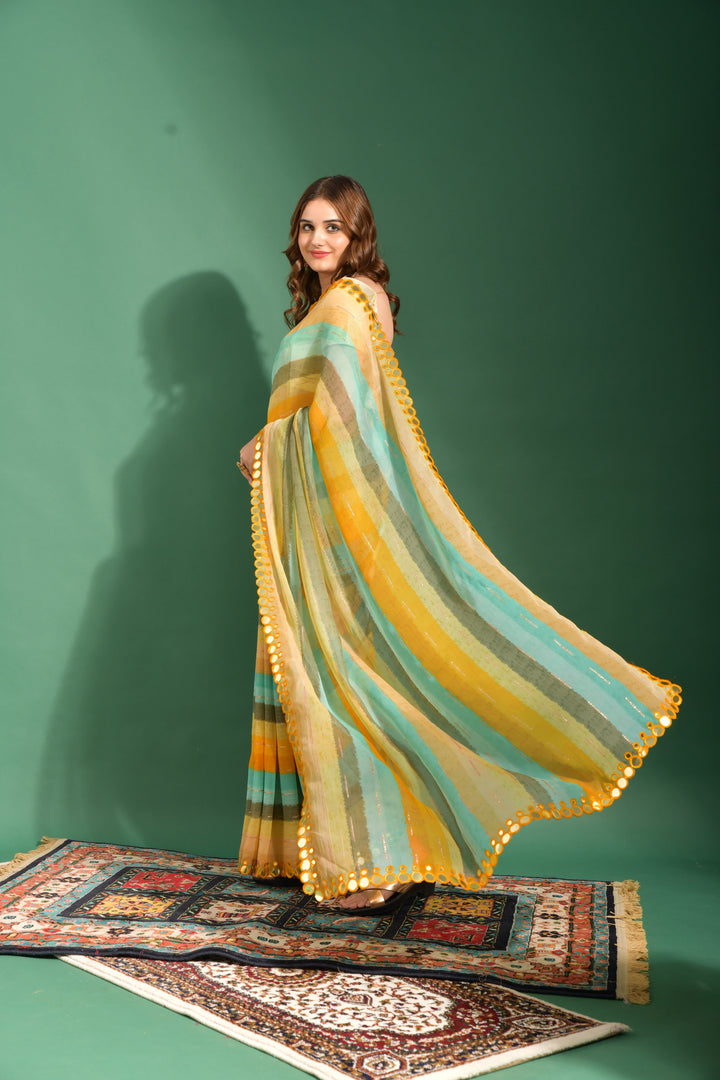 Elegant Chiffon Saree with | Perfect for Special Celebrations