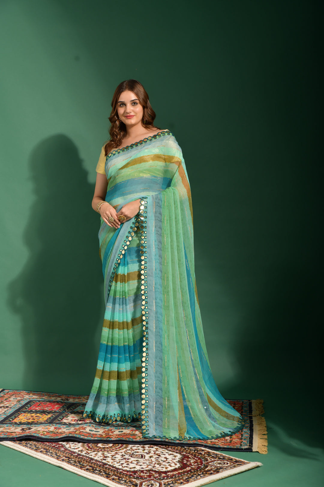 Elegant Chiffon Saree with | Perfect for Special Celebrations