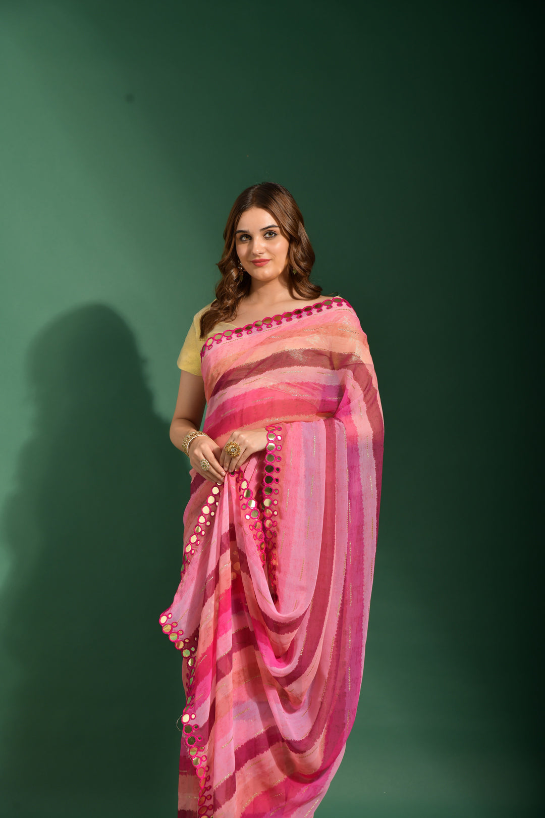 Elegant Chiffon Saree with | Perfect for Special Celebrations