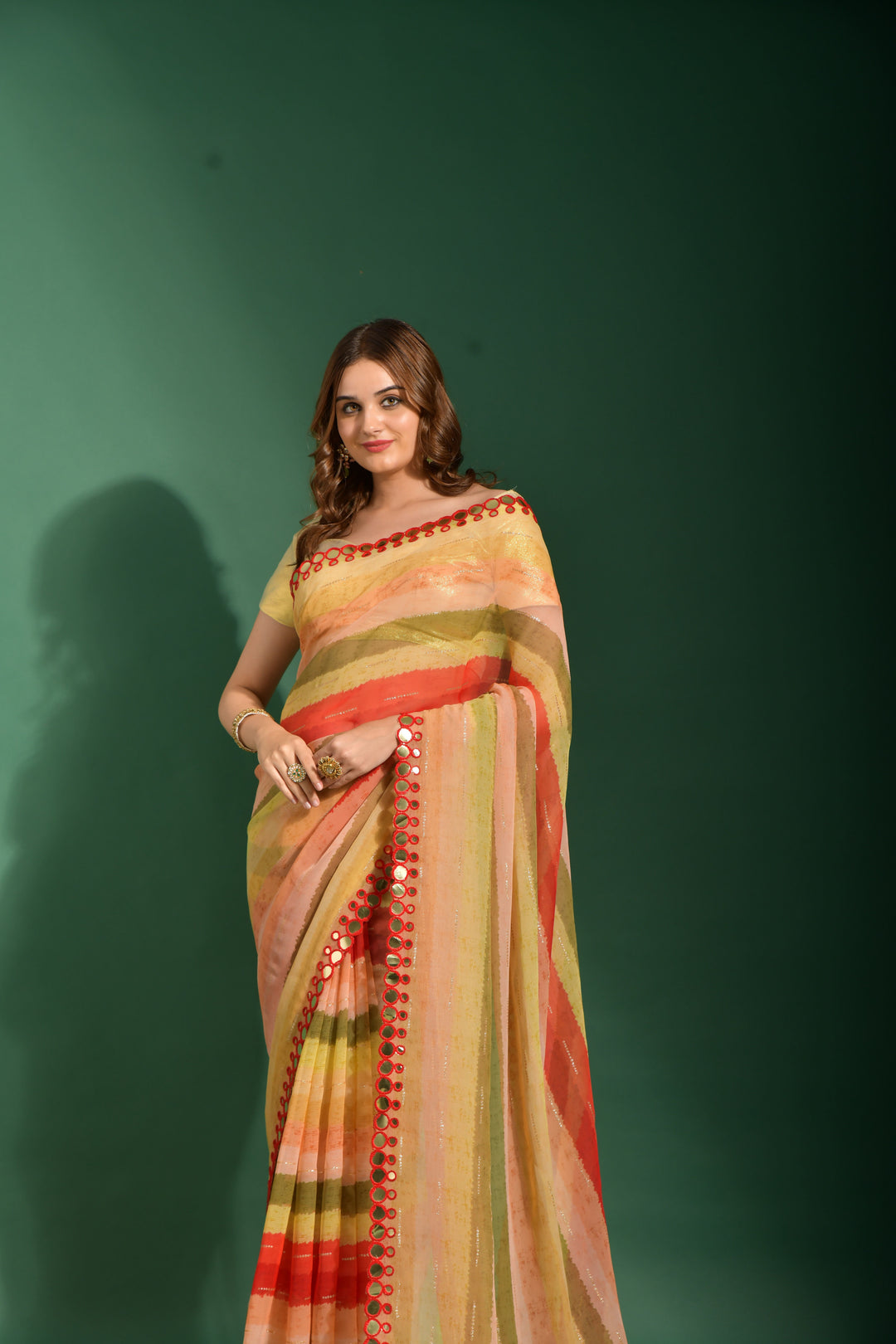 Elegant Chiffon Saree with | Perfect for Special Celebrations