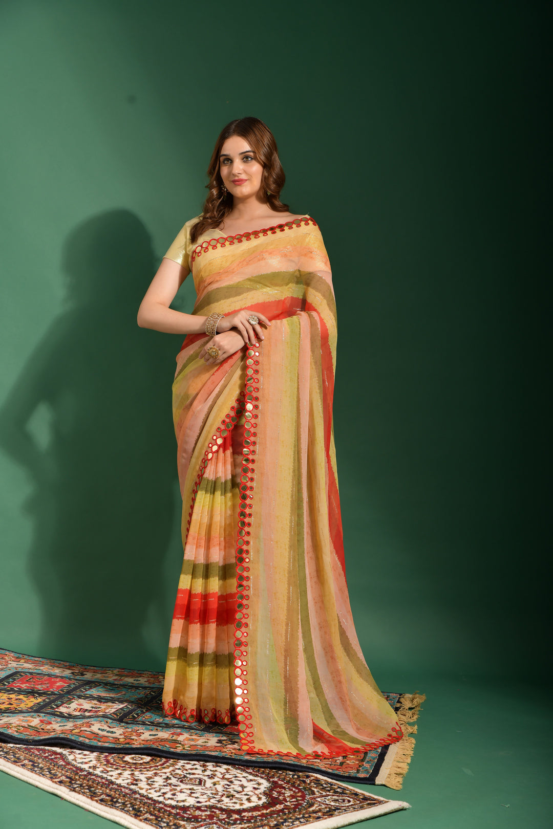 Elegant Chiffon Saree with | Perfect for Special Celebrations