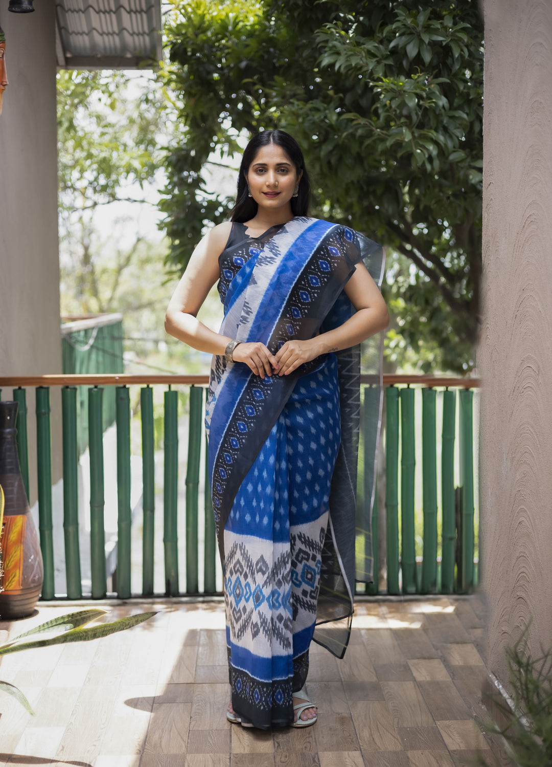 Designer Digital Printed Cotton Saree | Wedding & Festive Ready Wear