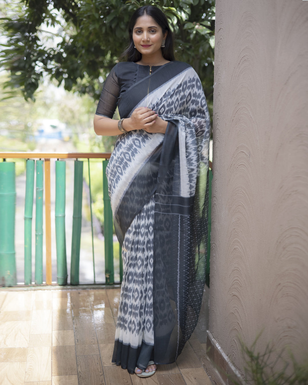 Designer Digital Printed Cotton Saree | Wedding & Festive Traditional Wear