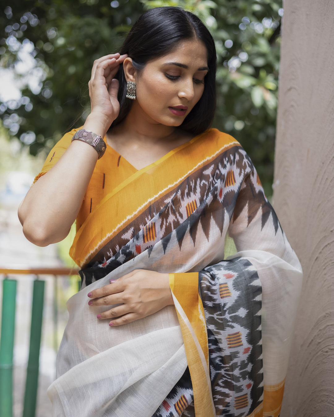 Designer Digital Printed Cotton Saree | Wedding & Festive Wear | Special Event