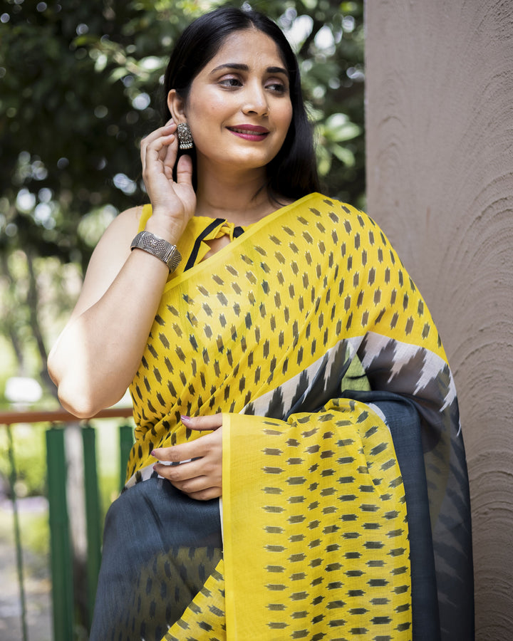 Designer Digital Printed Cotton Saree | Wedding & Special Event Fabric