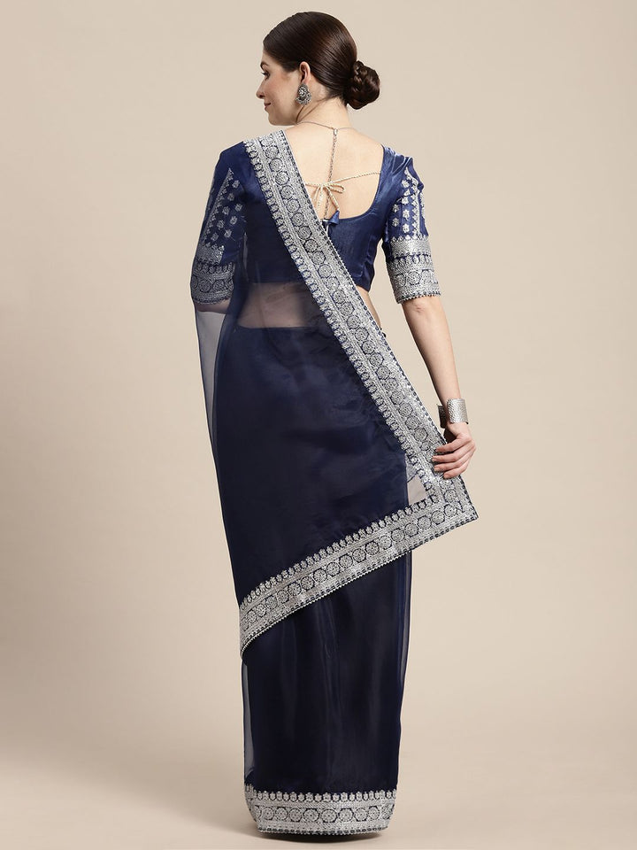 Exquisite Organza Saree with | Crafted for Timeless Elegance