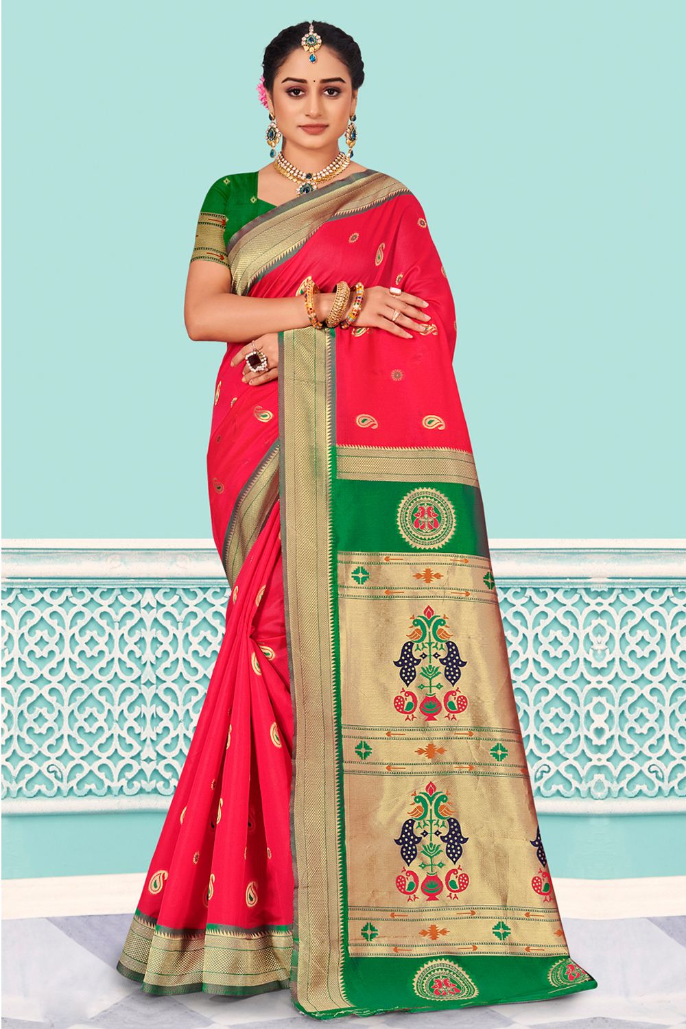 Luxurious Silk Saree with | Elegance Redefined for Weddings