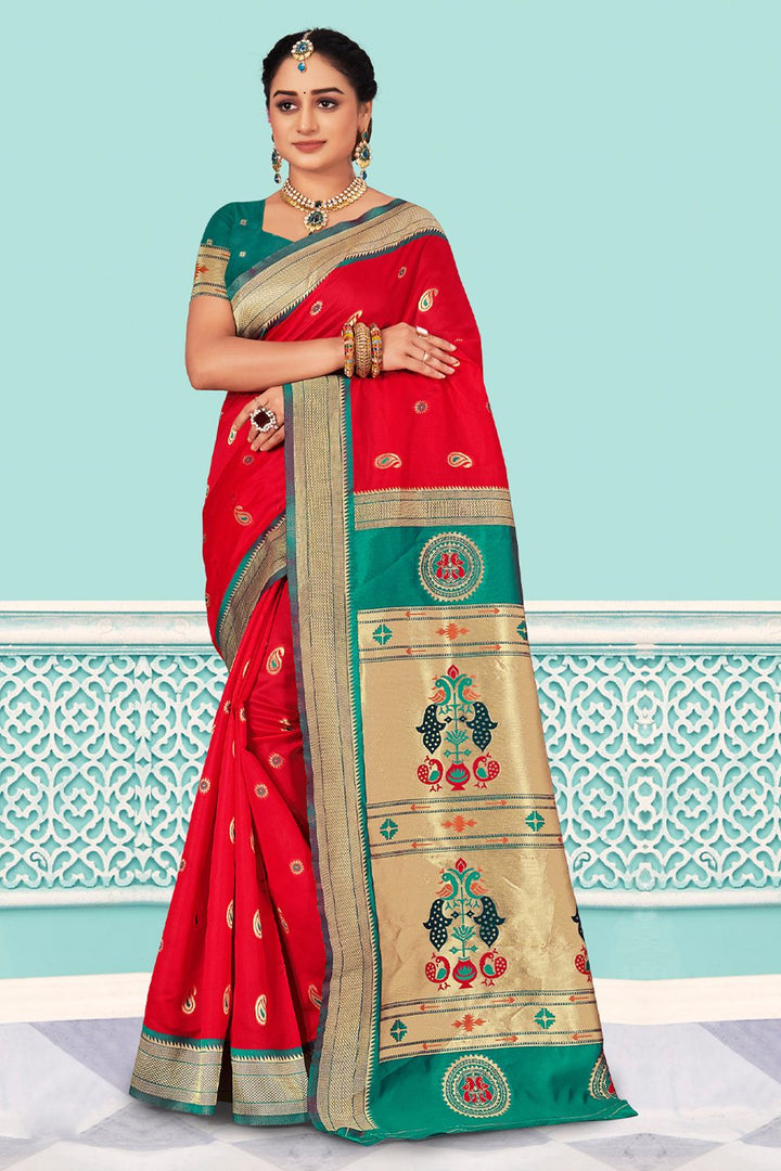 Luxurious Silk Saree with | Elegance Redefined for Weddings