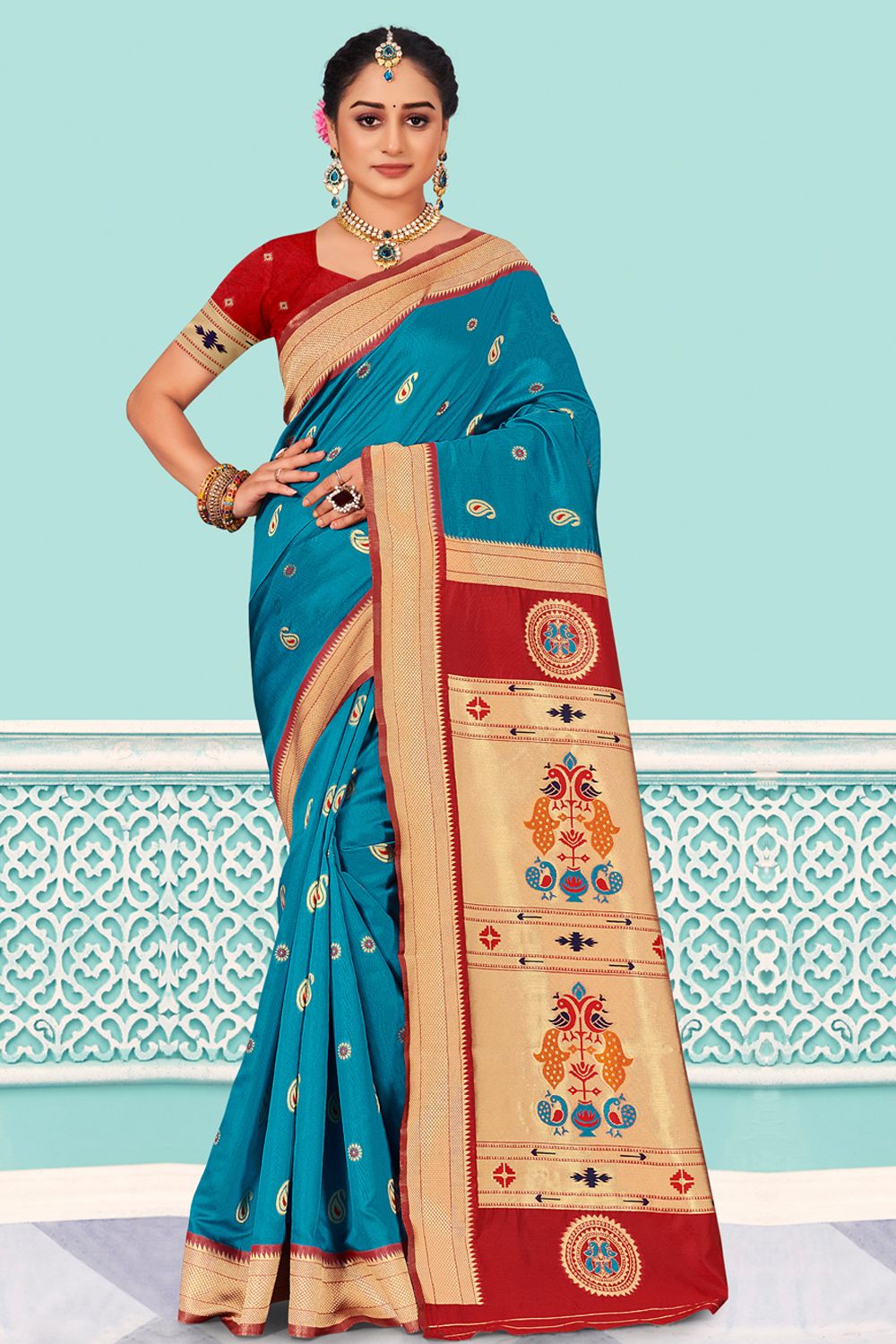 Luxurious Silk Saree with | Elegance Redefined for Weddings