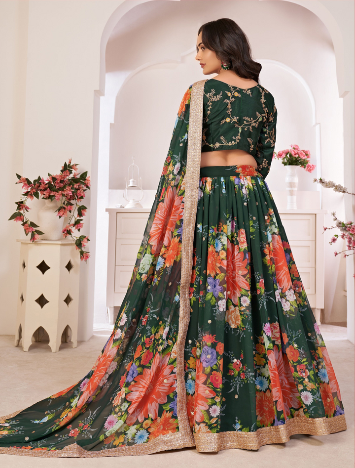 Gorgeous Georgette Lehenga with Dupatta | Perfect for Weddings and Celebrations