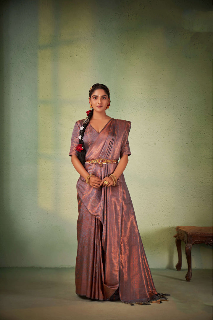 Sophisticated Kanjivaram Silk Saree with | Perfect for Special Celebrations