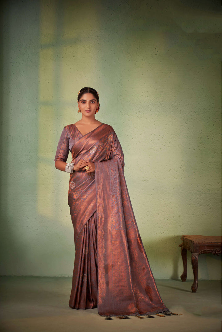 Sophisticated Kanjivaram Silk Saree with | Perfect for Special Celebrations