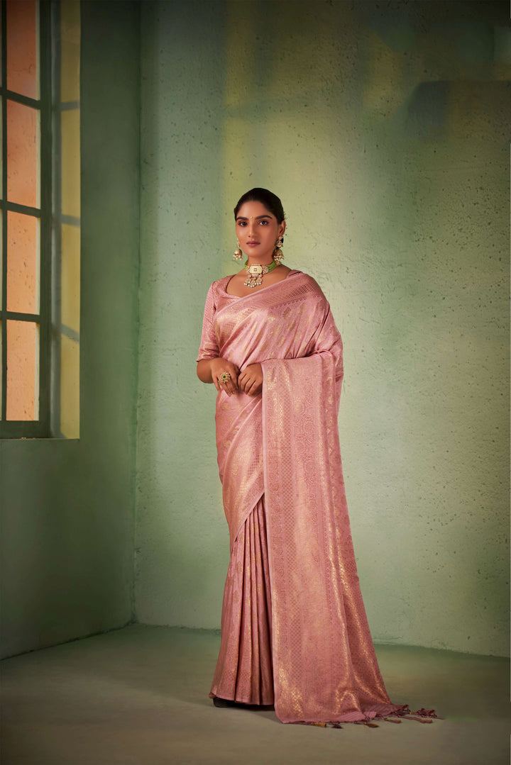 Charming Kanjivaram Silk Saree with | An Exclusive Designer Masterpiece