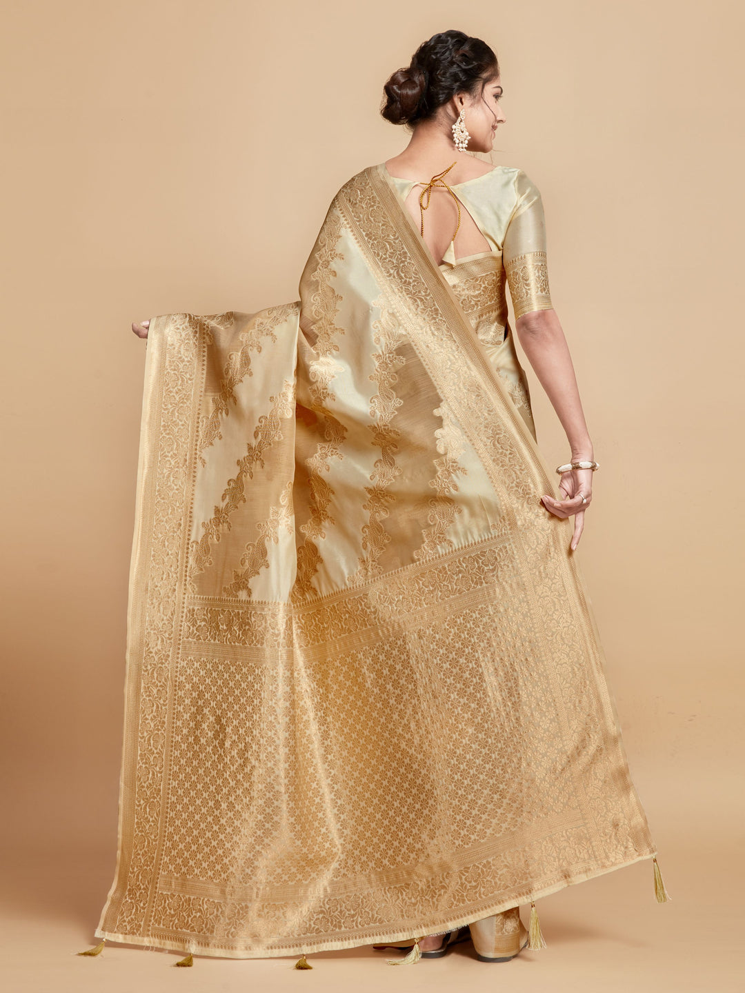 Radiant Linen Saree with | Perfect for Special Celebrations