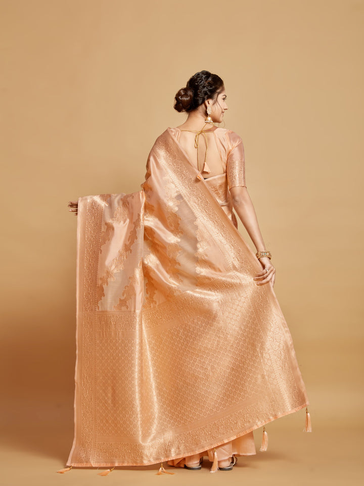 Radiant Linen Saree with | Perfect for Special Celebrations