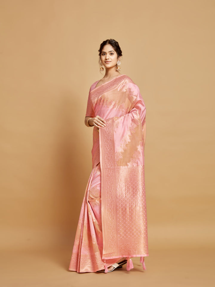 Radiant Linen Saree with | Perfect for Special Celebrations