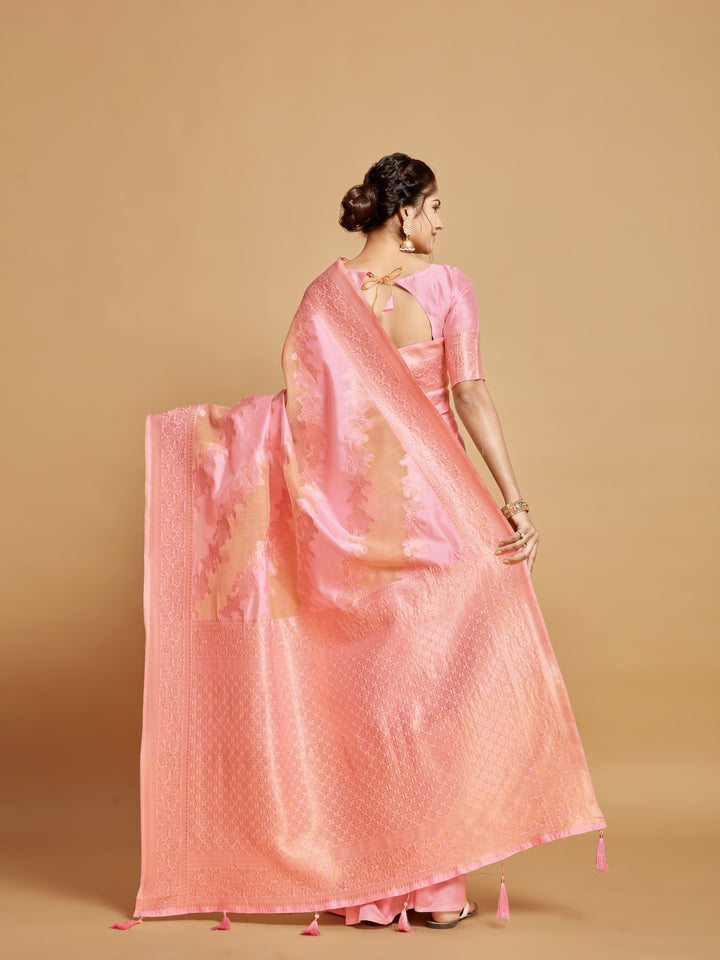 Radiant Linen Saree with | Perfect for Special Celebrations