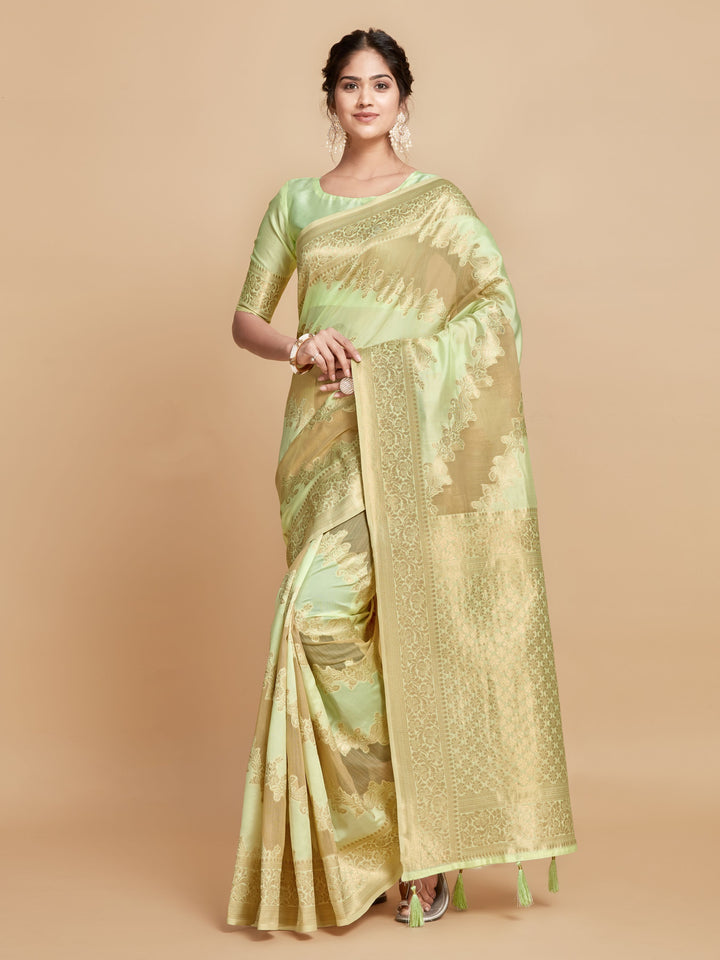 Radiant Linen Saree with | Perfect for Special Celebrations