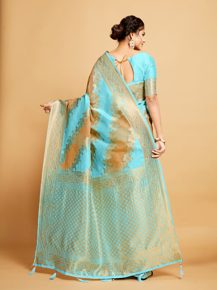 Radiant Linen Saree with | Perfect for Special Celebrations