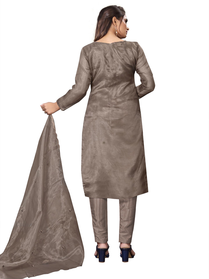 Designer Organza Kurtis Set with Sequins & Thread Work | Wedding & Festive