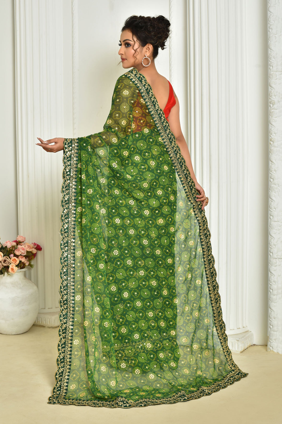 Stunning Georgette Saree with | A Stylish and Sophisticated Choice