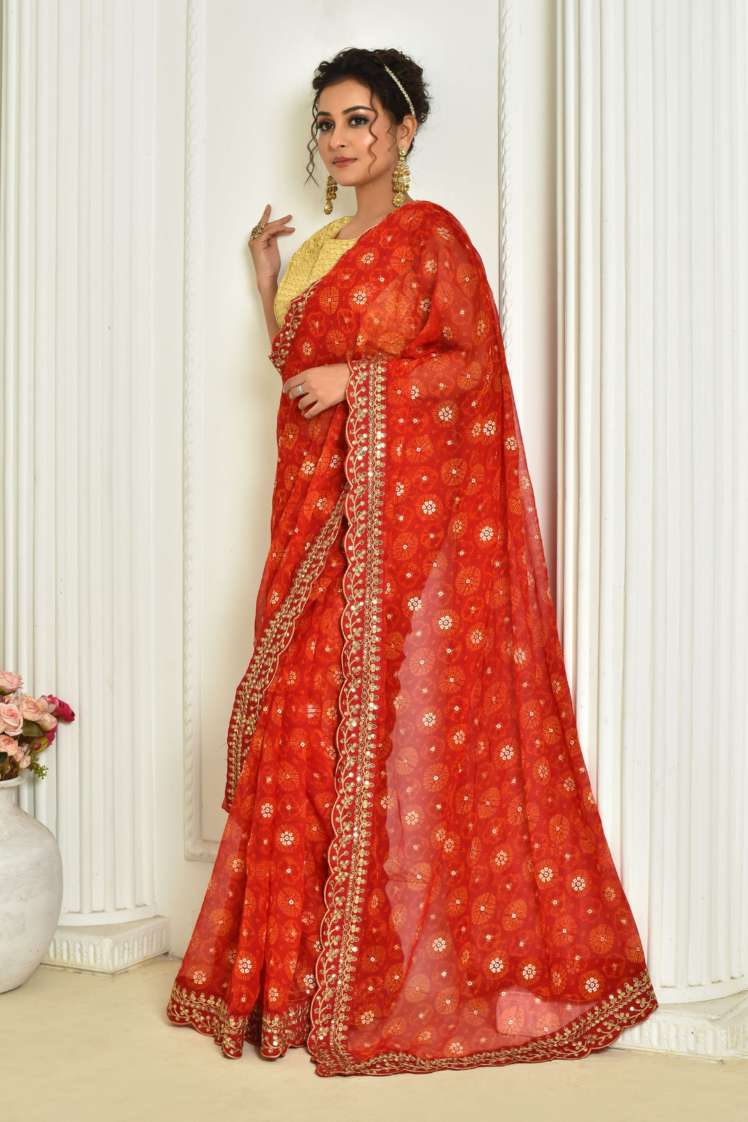 Stunning Georgette Saree with | A Stylish and Sophisticated Choice