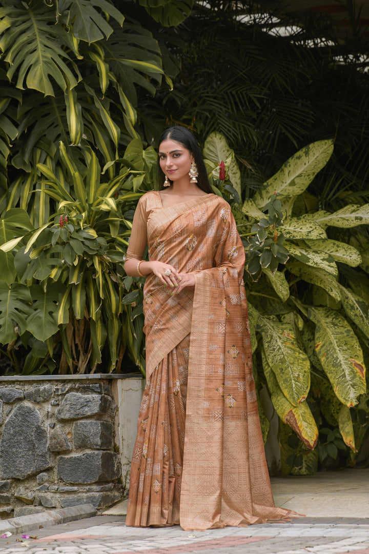 Luxurious Banarasi Silk Saree with | A Captivating Traditional Ensemble