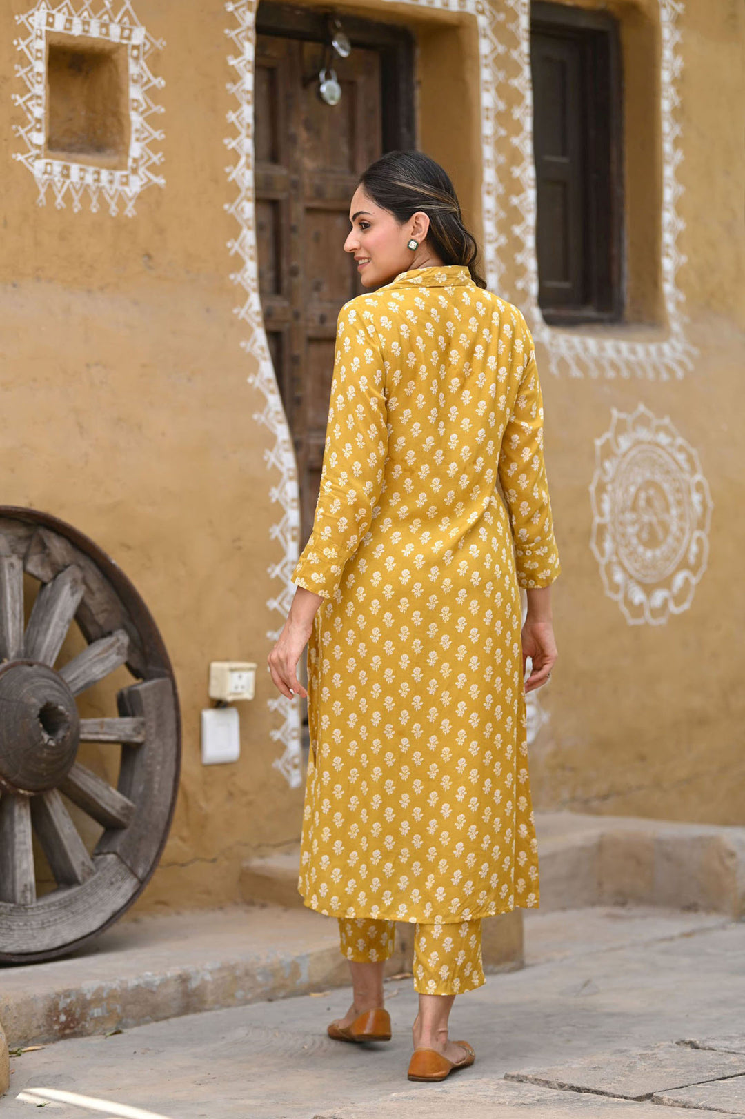 Mustard Kurti for Women | Casual Wear Indian Ethnic Kurti