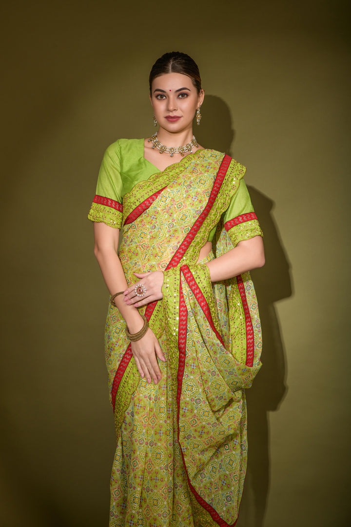 Gorgeous Georgette Saree with | A Stylish and Sophisticated Choice